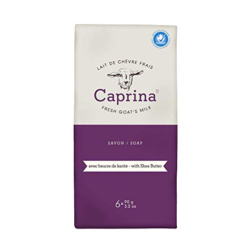 CAPRINA PARA CANUS CAPRINA SOAPO, FRAGRANÇA FREE, 3,2 oz, com leite de cabra canadense fresco, vitamina A, B3, potássio,