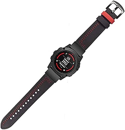 OTGKF para Garmin Fenix ​​5 5x mais 6 6x Pro 3 h Smart Watch Leather Band Straplet para Forerunner