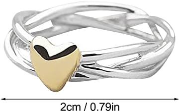 Anéis de moda feminina de Yistu simples e requintados anéis de design são adequados para várias ocasiões
