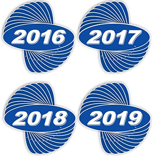 Versa Tags 2017 2018 e 2019 Modelo Oval Ano Ano de Carro Anexos de Janelas de Carro Madeos com orgulho