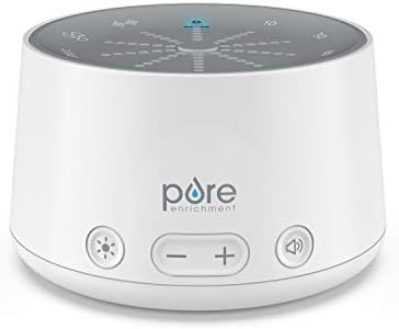 Máquina de som Pure Enrichment® Doze ™ e luz de terapia do sono - 6 sons calmantes, luz de pulso