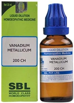 SBL Vanadium Metallicum Diluição 200 CH