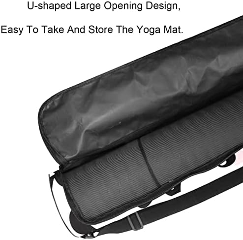Laiyuhua Yoga Mat Bag, Bolsa de ginástica de ioga com zíperes duplos para mulheres e homens -