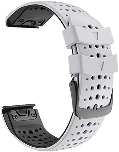 EGSDSE 22mm Quickfit WatchBand para Garmin Fenix ​​7 6 6Pro 5 5Plus Banda de silicone para abordagem