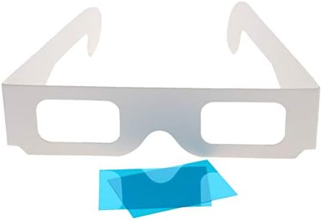 OTHMRO 1PCS DURÍVEL 3D Estilo de estilo 3d Visualizando óculos de filme 3D Voas de jogo azul-azul