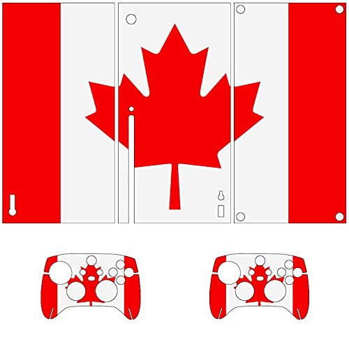 Bandeira canadense Xbox Seriesx Console e Skins Controller Skins
