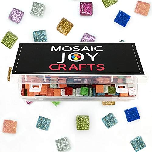 Telhas de mosaico coloridas Mosaic Glass Pieces Round 1Pound Supplies for DIY Crafts Home Decoration Tamanho