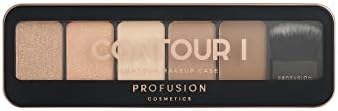 Profusion Cosmetics Pro Makeup Case Contour I Palette - Meio de luz