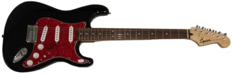 Halsey - Ashley Frangipane - Autografado assinado Tamanho completo Black Fender Stratocaster Guitar