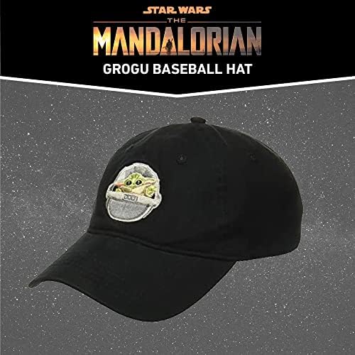 Guerra nas Estrelas ao Mandaloriano O Capinho de beisebol ajustável de algodão infantil, chapéu de pai
