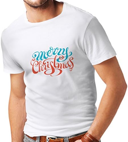 Lepni.me Mens T-shirt Feliz Natal, roupas de férias de Natal de Natal