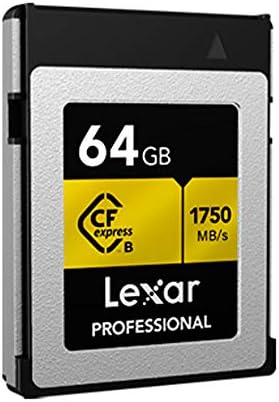Lexar LCFX10-64GCRBNA Profissional Cfexpress Tipo B 64 GB Card de memória 2 pacote 2