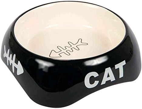 Tigela de cerâmica Trixie para gatos, 0,25 litros, branco