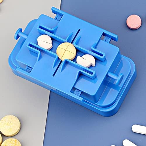 Cortador de comprimidos cortador de comprimidos de comprimidos Cutter 1/4 Corte de comprimidos ovais redondos
