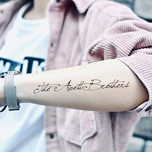 Avett Brothers Temporary Tattoo Stick - Ohmytat