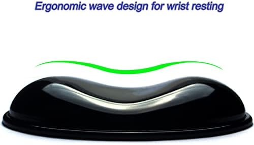 BRila ergonomic Silicone Mouse Round Rest, refrigeração de sílica gel de suporte de pulso para o trabalho de