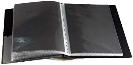 ITOYA Original Art Profolio Black 4x6 Foto Album Livro com 48 páginas - pequeno álbum de fotos 4x6 Pasta de portfólio