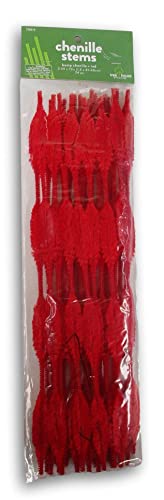 Colorido bump chenille haste stick sticks de cano limpadores - 24 contagem - 12 polegadas de comprimento