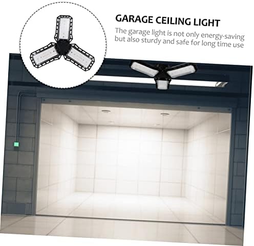 Lustre de teto claro de dobragem de raiva lamparas led de luz de teto externo luz de teto triplo leve garagem