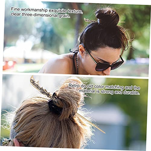 HOMOYOYO Hairpin antigo Cabelo vintage Clipes de strô Barretas para mulheres clipes de cabelo cacheado