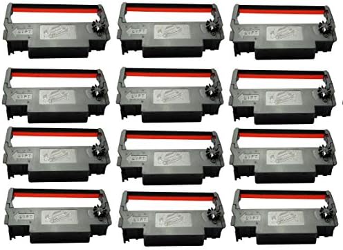 ERC-30 34 38 Impressora de recebimento de cartucho de tinta de fita preta e vermelha, ERC30 Compatível