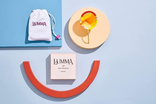 Lumma® Love Medium Pink + High Clear │ disco menstrual reutilizável │ Feito de silicone de grau médico