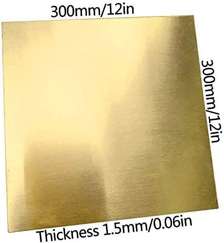 Placa de latão de kekeyang folha de lençol de cobre puro folha de latão para artesanato de metal