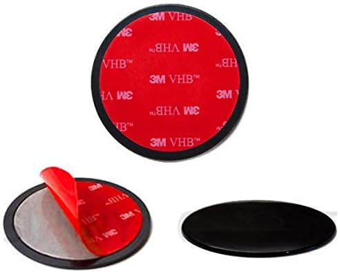 Navitech 80mm Adesivo Circular Universal Disc Disc Compatível com o uso com copos de sucção de pára -brisas