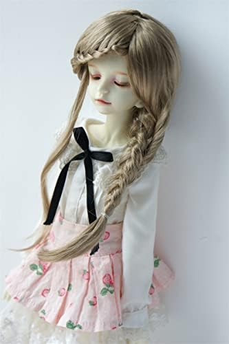 1/4 MSD Doll Wigs JD255 7-8 polegadas longas tranças laterais