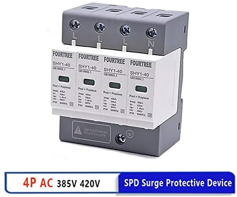MAMZ Surge Protective Device SPD AC 3P+N 20 ~ 40KA 30KA ~ 60KA 385V 420V Casa Proteção de Proteção