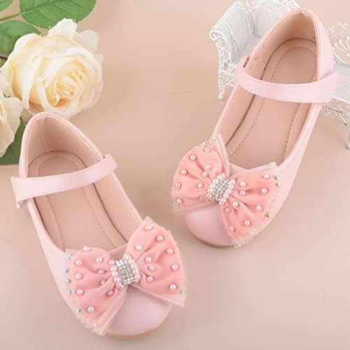 Sapatos infantis moda pequenos sapatos de couro para crianças meninas sapatos de princesa renda arco crianças