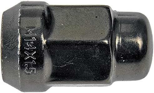 Dorman 711-635h Gunmetal Boledes Nut Lock Conjunto M14-1.50 Compatível com modelos selecionados,