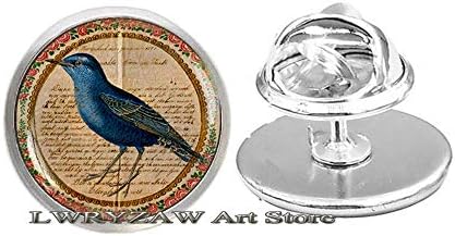 Broche de pássaro azul, jóias de pássaros, broche de pássaro, pino de pássaros vitorianos, broche de pássaro,