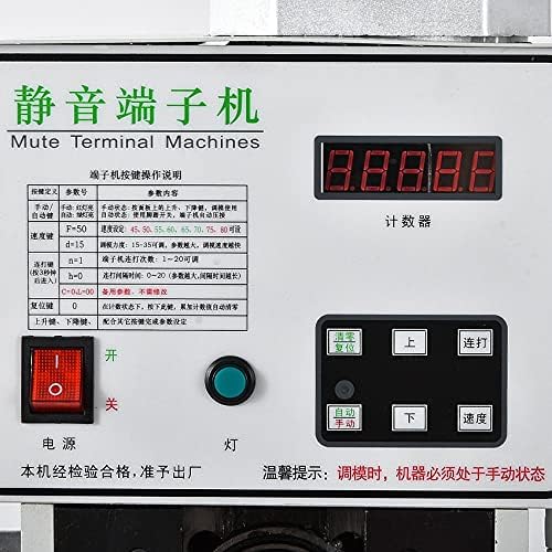 Tangista 1.5T Super Silent Terminal Machine semiautomática Máquina de crimpagem Terminal Máquina de remoção