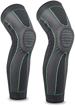 Walnuta 1 par de joelheiras compridas suportes de perna Proteção de proteção contra a banda da perna Kneepads