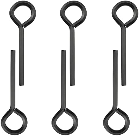 Jianling 6pcs anular Allen Wrench Standard Dogging Key com loop completo, chave da porta da chave Allen para push