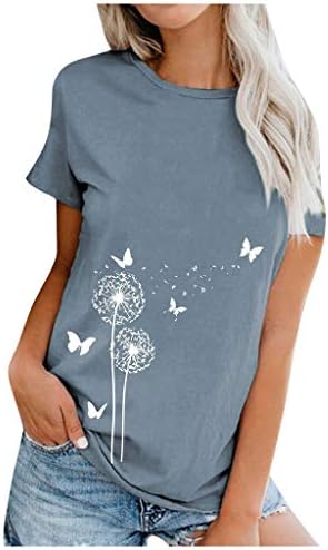 Yubnlvae Sleeveless T camisetas para mulheres quadradas de pescoço de pescoço de verão Dye Retro Sweetshirts