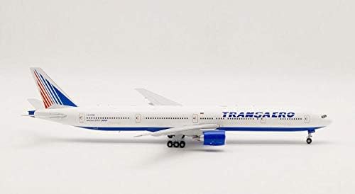JC Wings Transaero Airlines para Boeing 777-300 EI-UNM 1/200 Aeronaves do modelo de plano de diecast