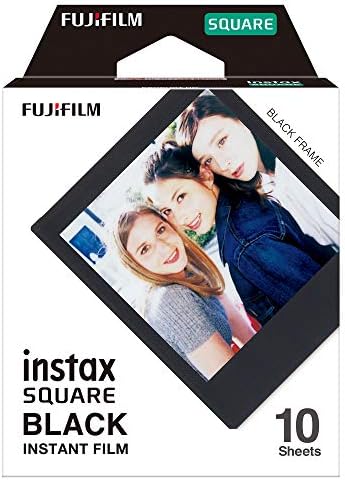 Fujifilm Instax Square Twin Pack Film - 20 Exposições e Instax Square Black Film - 10 Exposições