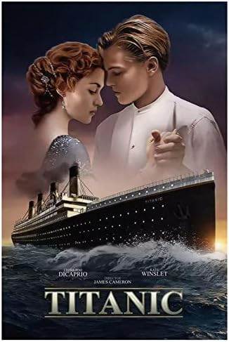 Xeynho Titanic Movie Poster Diy 5D Diamond Painting Kits Square Full Round Drill Rhinestone Borderyer