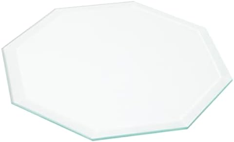 Plymor Octagon 3mm Limpo vidro chanfrado, 5 polegadas x 5 polegadas