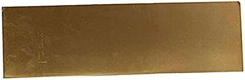 Placa de latão Folha de cobre pura Folha de bronze metais de percisão Matérias -primas, 1.2x100x150mm,