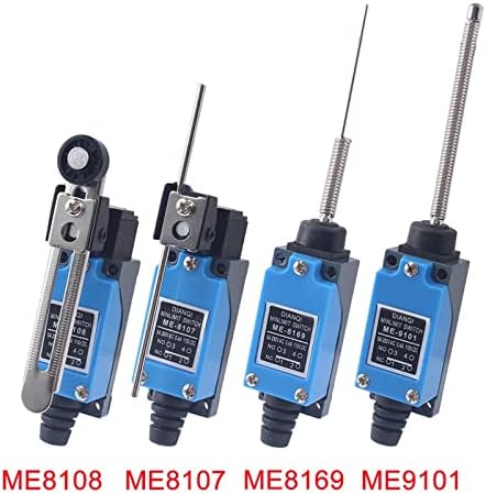 HIFASI 1PCS ME Série Limite interruptor rotativo rolo ajustável ME8108 ME8104 ME8107 ME8107 ME9101 ME8169 ME8122