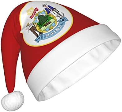 Zaltas SEAL OF Maine Chatting Hat para adultos Soft confortável Chans de Papai Noel para materiais