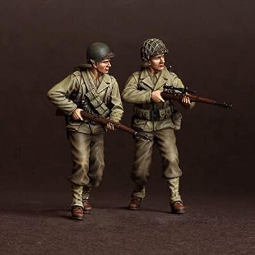 Goodmoel 1/35 Segunda Guerra Mundial Soldado Aerotransportado Soldado Soldado Modelo Kit / Kit Miniatura de Soldado