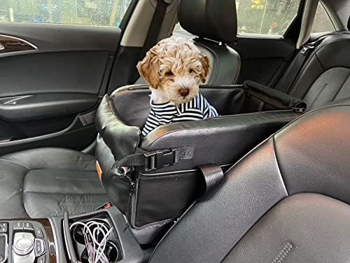 Assento de carro de reforço de cachorro no carro de braço de braço console cão cão booster booster assento