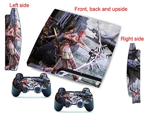 PS3 Skins FF13-2 Decalques de Noel Serah Cobrir para PS 3 Slim Console