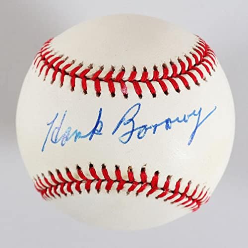 Hank Borowy assinou o beisebol Yankees - CoA - Bolalls autografados