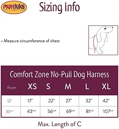 Muttluks, Muttravel Comfort Zone ON-PULL DOG ​​ARNESSE com 2 acessórios de coleira, reflexivos e acolchoados