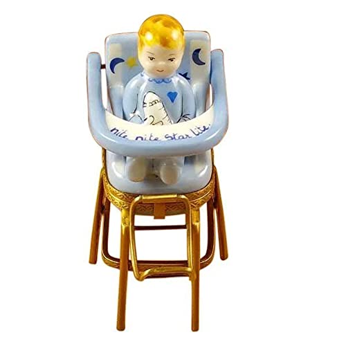 Baby High Chair Blue Limoges Box